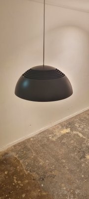 Mid-Century Danish AJ Royal 500 Pendant Lamp in Brown-Grey by Arne Jacobsen for Louis Poulsen, 1960s-LDW-1698017