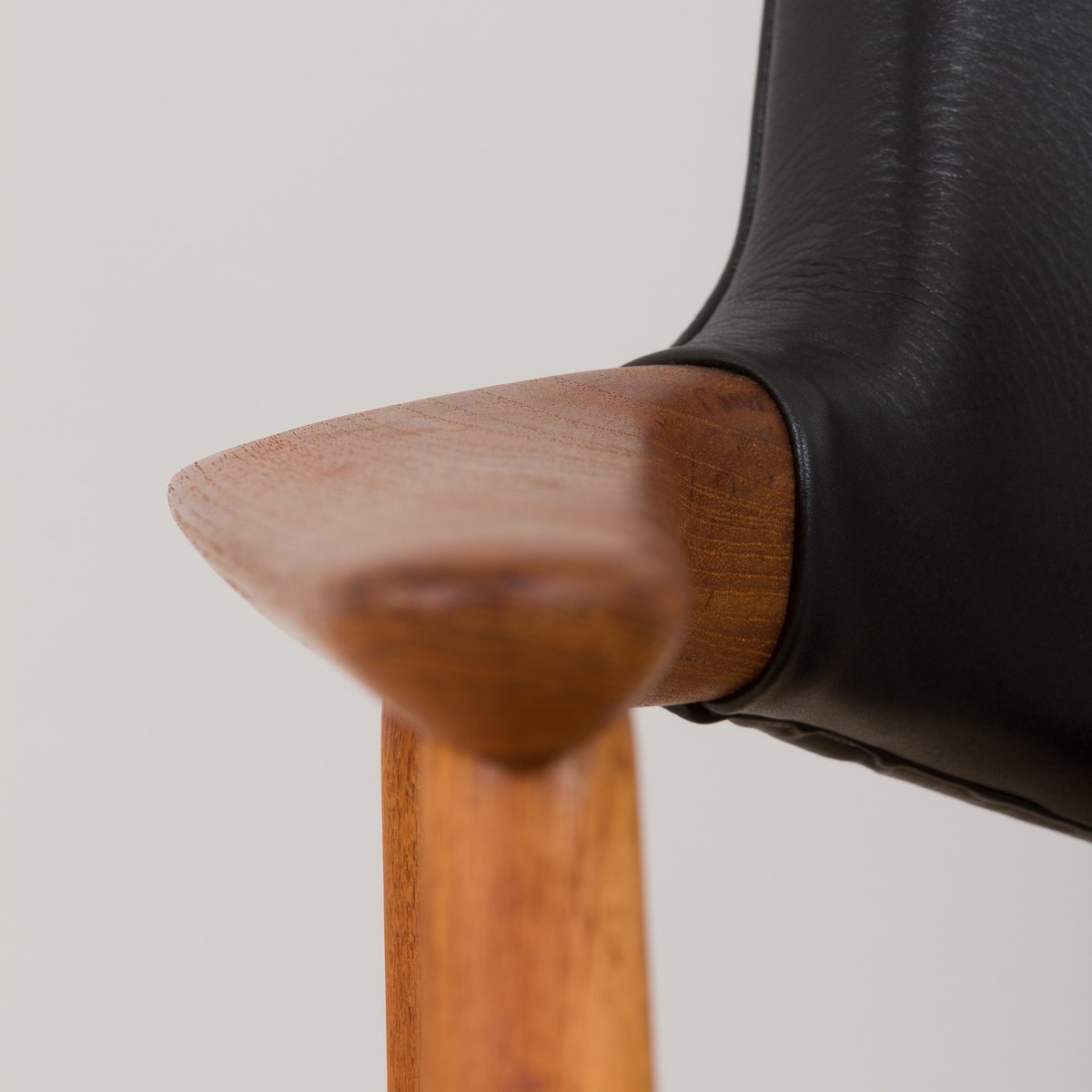 Mid-Century Danish Armchair in Teak by Erik Kierkegaard for Høng Stolefabrik, 1960s