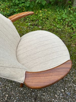 Mid-Century Danish Armchair in Teak & Fabric, 1960s-GON-1723379