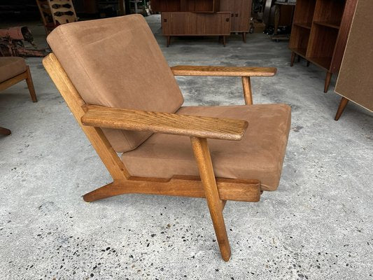 Mid-Century Danish Armchair Model 290 in Oak by Hans J Wegner for Getama, 1960s-GON-1734381