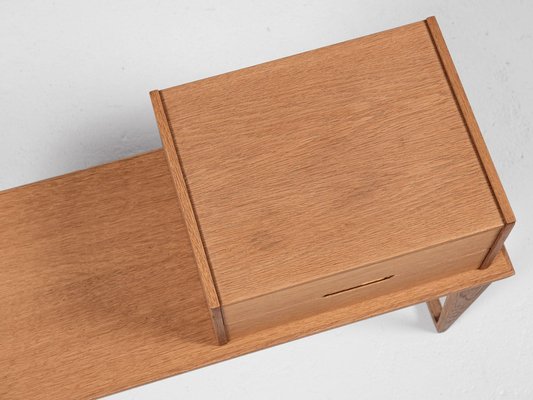 Mid-Century Danish Bench and Container in Oak from Aksel Kjersgaard, 1960s-MF-1266428