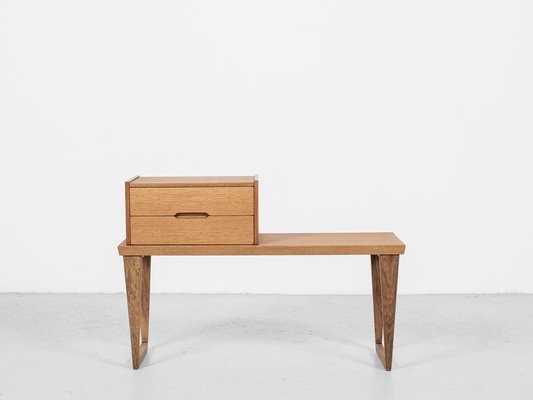 Mid-Century Danish Bench and Container in Oak from Aksel Kjersgaard, 1960s-MF-1266428