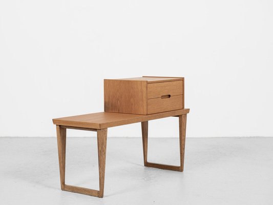 Mid-Century Danish Bench and Container in Oak from Aksel Kjersgaard, 1960s-MF-1266428