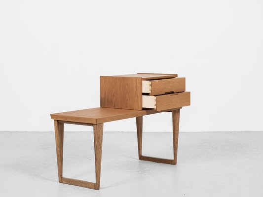 Mid-Century Danish Bench and Container in Oak from Aksel Kjersgaard, 1960s-MF-1266428