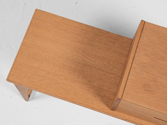 Mid-Century Danish Bench and Container in Oak from Aksel Kjersgaard, 1960s-MF-1266428