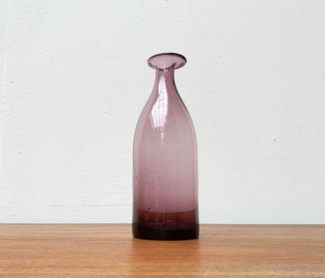 Mid-Century Danish Bottle Glass Vase, 1960s-UAH-1342038