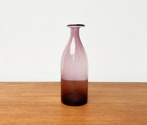 Mid-Century Danish Bottle Glass Vase, 1960s-UAH-1342038