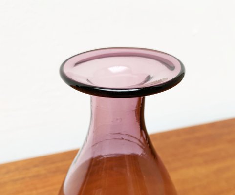 Mid-Century Danish Bottle Glass Vase, 1960s-UAH-1342038