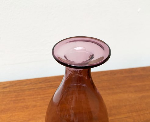 Mid-Century Danish Bottle Glass Vase, 1960s-UAH-1342038