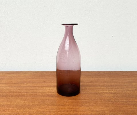 Mid-Century Danish Bottle Glass Vase, 1960s-UAH-1342038