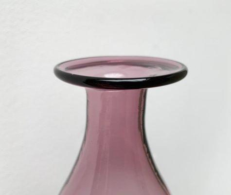 Mid-Century Danish Bottle Glass Vase, 1960s-UAH-1342038