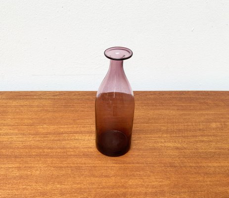 Mid-Century Danish Bottle Glass Vase, 1960s-UAH-1342038