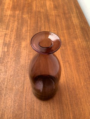 Mid-Century Danish Bottle Glass Vase, 1960s-UAH-1342038