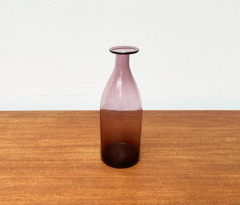 Mid-Century Danish Bottle Glass Vase, 1960s-UAH-1342038