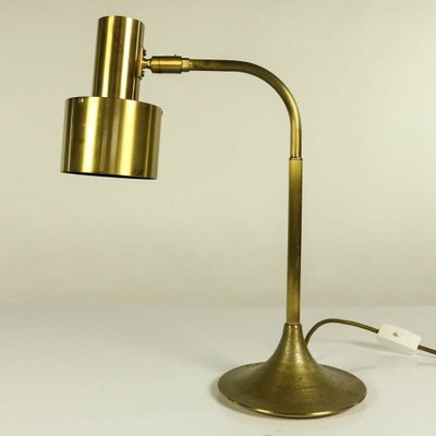 Mid-Century Danish Brass Table Lamp-FUP-1417117