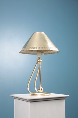 Mid-Century Danish Brass Table Lamp, 1950s-FK-671949