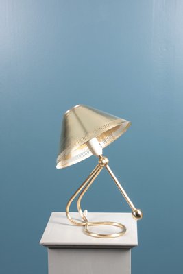 Mid-Century Danish Brass Table Lamp, 1950s-FK-671949