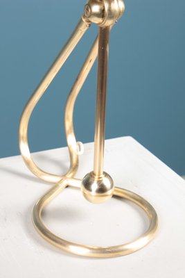 Mid-Century Danish Brass Table Lamp, 1950s-FK-671949