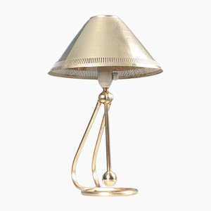 Mid-Century Danish Brass Table Lamp, 1950s-FK-671949