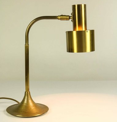 Mid-Century Danish Brass Table Lamp-FUP-1417117