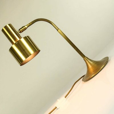 Mid-Century Danish Brass Table Lamp-FUP-1417117