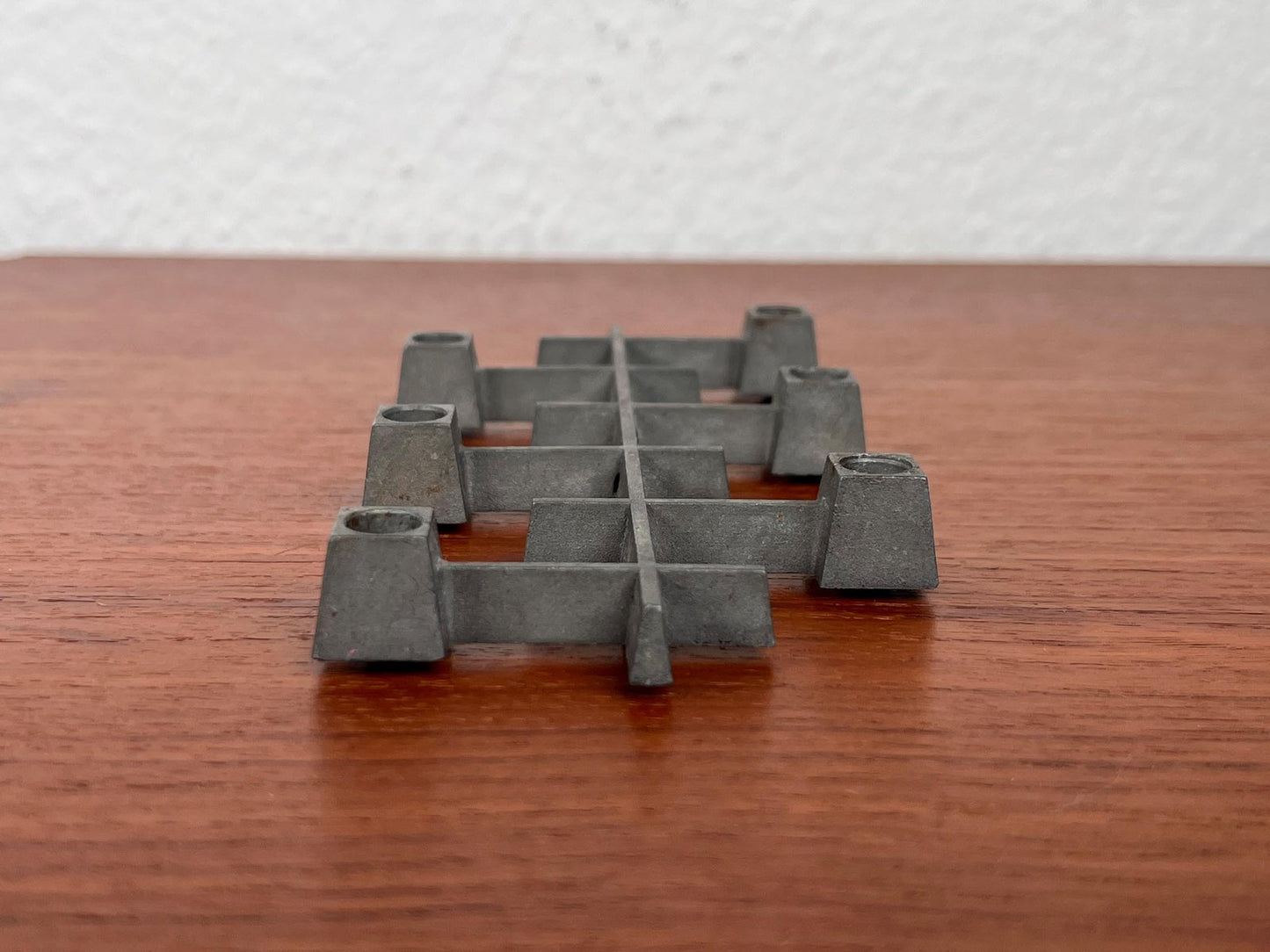 Mid-Century Danish Brutalist Cast Iron Candleholder by Jens H. Quistgaard for Paro, 1960s