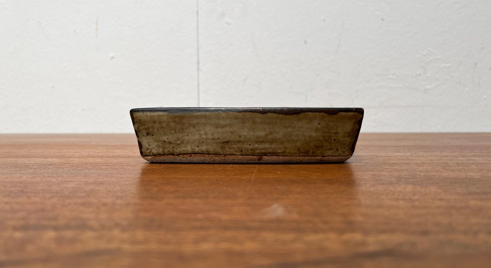 Mid-Century Danish Brutalist Stoneware Bowl by Jorgen Mogensen for Royal Copenhagen