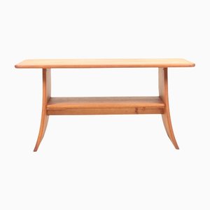 Mid-Century Danish Cabinetmaker Low Table in Solid Oak, 1950s-FK-1140979