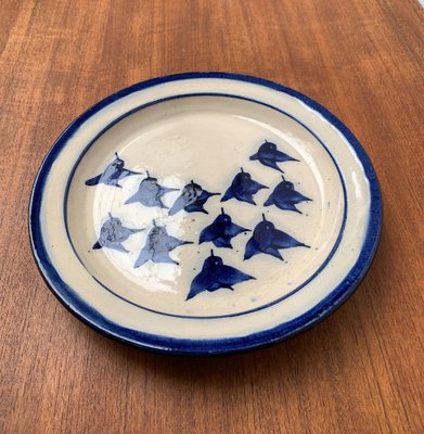 Mid-Century Danish Ceramic Bird Wall Plate from Fanö Pottery, 1960s-UAH-1342032