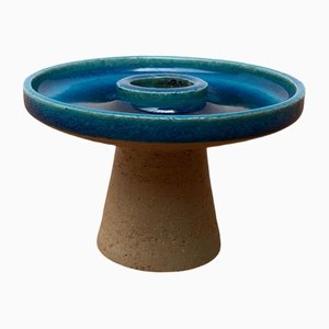 Mid-Century Danish Ceramic Candle Holder by Herman A. Kähler for Hak, 1960s-UAH-1262765