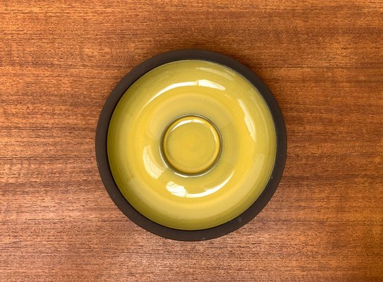 Mid-Century Danish Ceramic Minimalist Candle Holder From Lehmann Pottery, Langeland, 1960s-UAH-1262762