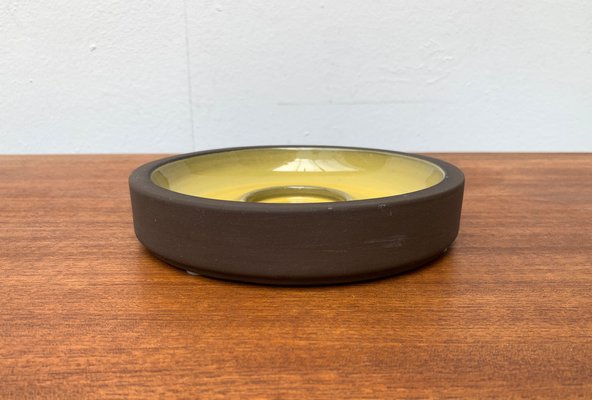 Mid-Century Danish Ceramic Minimalist Candle Holder From Lehmann Pottery, Langeland, 1960s-UAH-1262762