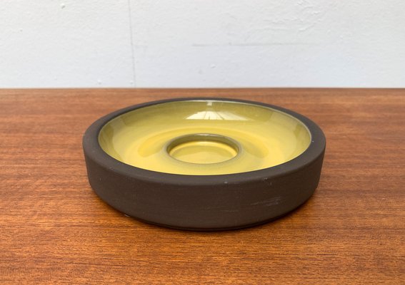 Mid-Century Danish Ceramic Minimalist Candle Holder From Lehmann Pottery, Langeland, 1960s-UAH-1262762