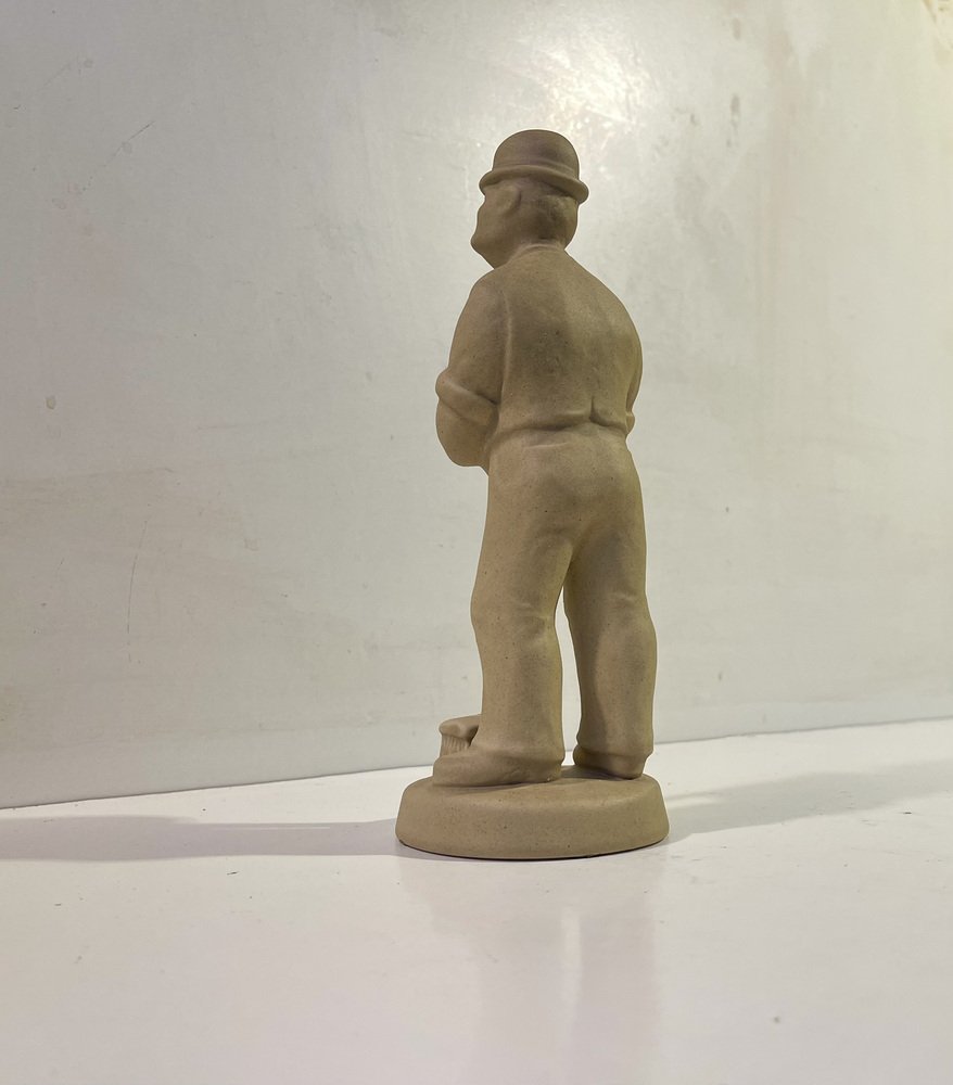 Mid-Century Danish Ceramic Ornament The Proud Caretaker from Søholm, 1970s