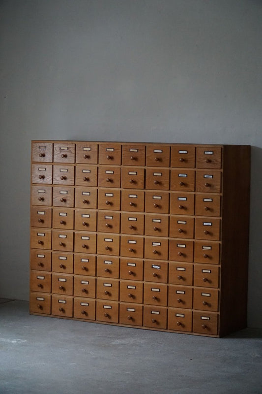 Mid-Century Danish Chest of 64 Drawers, 1960s