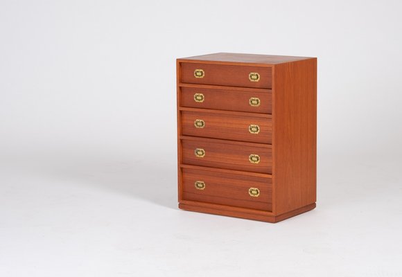 Mid-Century Danish Chest of Drawers in Teak by Henning Korch, 1960s-ZGQ-1289933