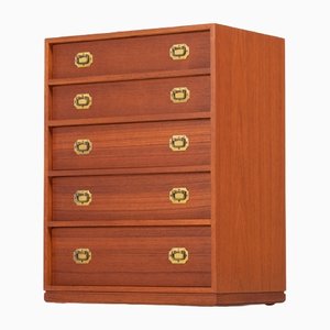 Mid-Century Danish Chest of Drawers in Teak by Henning Korch, 1960s-ZGQ-1289933