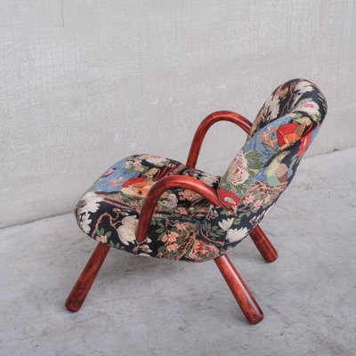 Mid-Century Danish Clam Chair by Arnold Madsen-JRP-1306446