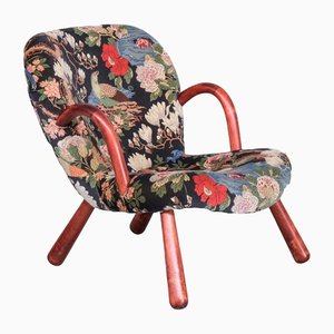 Mid-Century Danish Clam Chair by Arnold Madsen-JRP-1306446