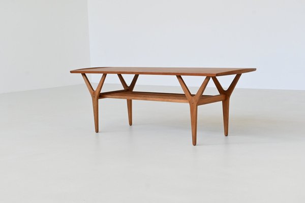 Mid-Century Danish Coffee Table in the style of Kurt Østervig, Denmark, 1960s-BXV-2034637