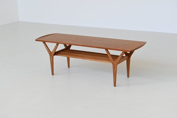 Mid-Century Danish Coffee Table in the style of Kurt Østervig, Denmark, 1960s-BXV-2034637