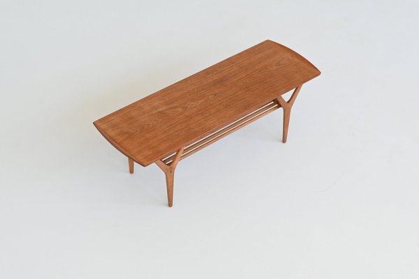 Mid-Century Danish Coffee Table in the style of Kurt Østervig, Denmark, 1960s-BXV-2034637