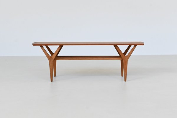 Mid-Century Danish Coffee Table in the style of Kurt Østervig, Denmark, 1960s-BXV-2034637