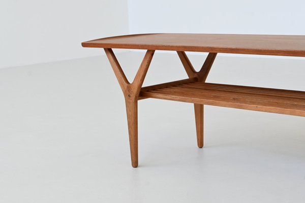 Mid-Century Danish Coffee Table in the style of Kurt Østervig, Denmark, 1960s-BXV-2034637