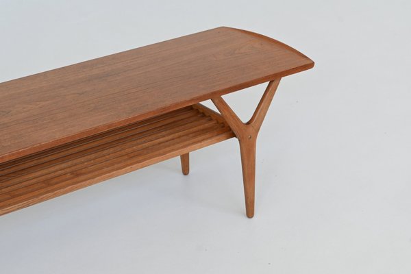 Mid-Century Danish Coffee Table in the style of Kurt Østervig, Denmark, 1960s-BXV-2034637