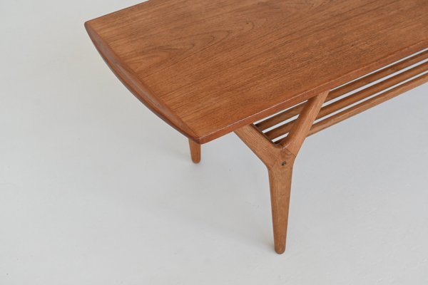 Mid-Century Danish Coffee Table in the style of Kurt Østervig, Denmark, 1960s-BXV-2034637