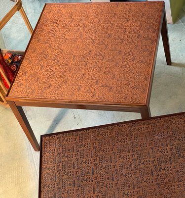 Mid-Century Danish Coffee Table with Copper Top, 1960s-HGA-962013