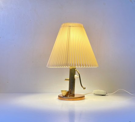 Mid-Century Danish Copper and Brass Water Pump Table Lamp, 1960s-LCR-1148630