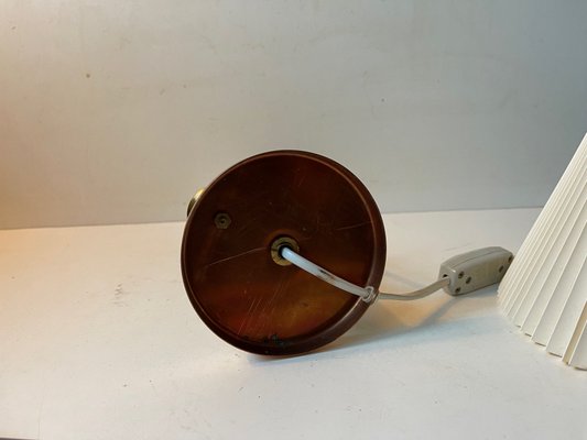 Mid-Century Danish Copper and Brass Water Pump Table Lamp, 1960s-LCR-1148630