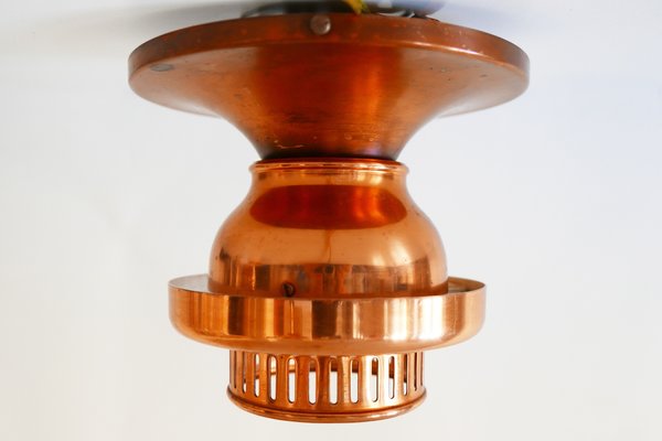 Mid-Century Danish Copper Ceiling Lamp-WPT-567116